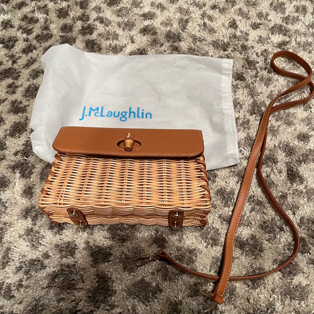 JMcLaughlin straw bag